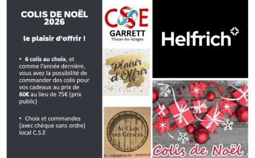 COLIS DE NOEL 2026