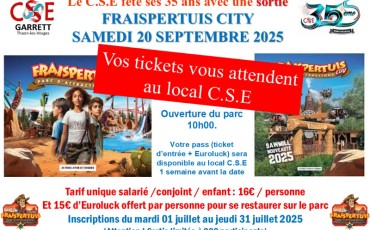 FREPERTUIS les tickets sont arrivés !