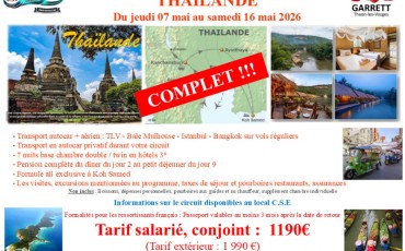 Séjour en Thaïlande