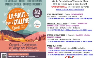 FESTIVAL LA HAUT SUR LA COLLINE