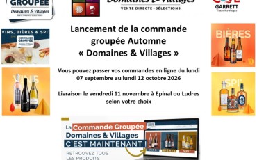 Commande vin groupée DOMAINES & VILLAGES