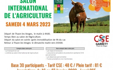 Salon agriculture 2023