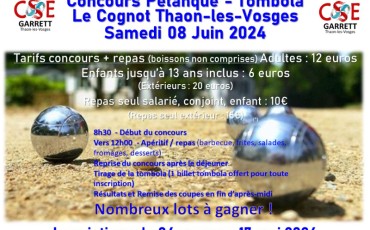 TOURNOI PETANQUE