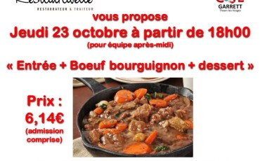 Repas soir octobre