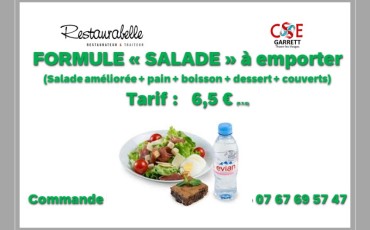 formule salade à emporter