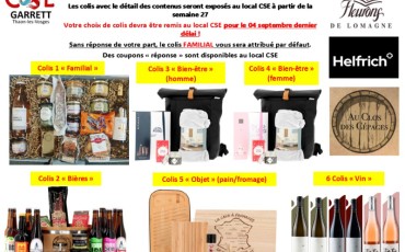 COLIS DE NOEL 2026