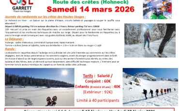 Sortie RANDO RAQUETTES