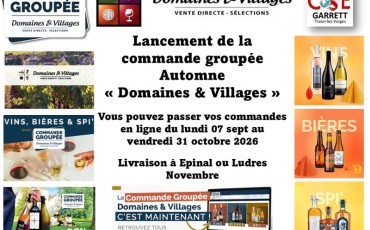 Commande vin groupée DOMAINES & VILLAGES