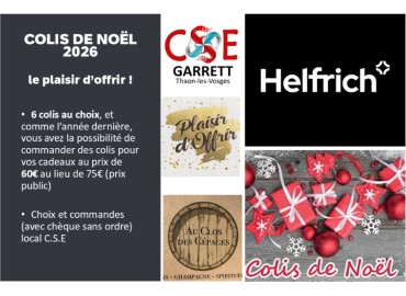 COLIS DE NOEL 2026