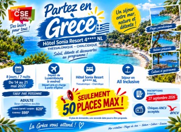 SEJOUR GRECE
