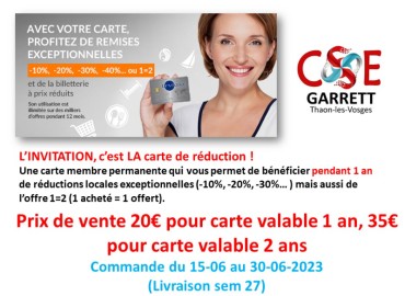 CARTE L INVITATION