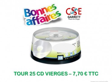 Boitier DVD vierges par 25